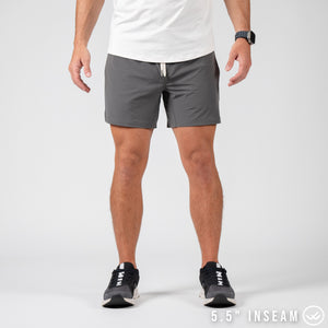 Flow 2.0 Short (Athletic) - Charcoal 5.5" & 7"