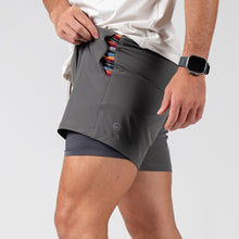 Flow 2.0 Short (Athletic) - Charcoal 5.5" & 7"