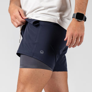 Flow 2.0 Mod Short (Athletic) - Midnight Blue 5.5" & 7"