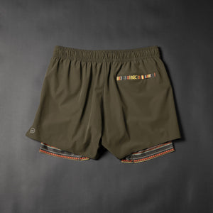 Mana Short (Performance) - Olive 5.5" & 7"