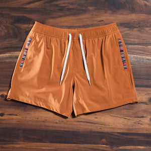 Flow Short (Athletic) - Turmeric 5.5" & 7"