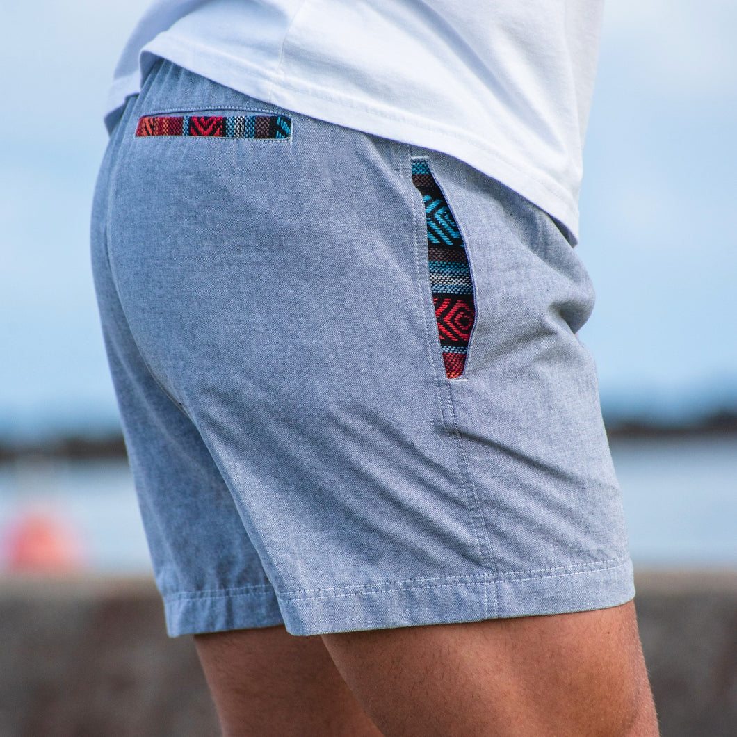 Mens Casual Short Shorts Gray - Shades of Gray