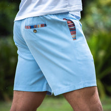 Sapien 2.0 Short 7"(Casual Stretch) - Sky Blue back pocket lifestyle