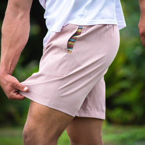 Sapien 2.0 Short 7"(Casual Stretch) - Mauve Pink side stretch