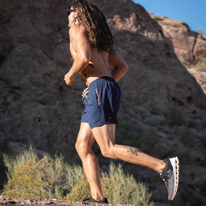 Flow Short - Navy 5.5" - running 1